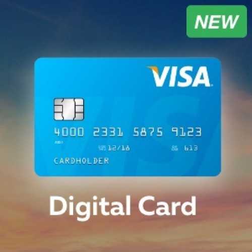 DIGITAL Visa Prepaid 1 Card Total Balance - $3000